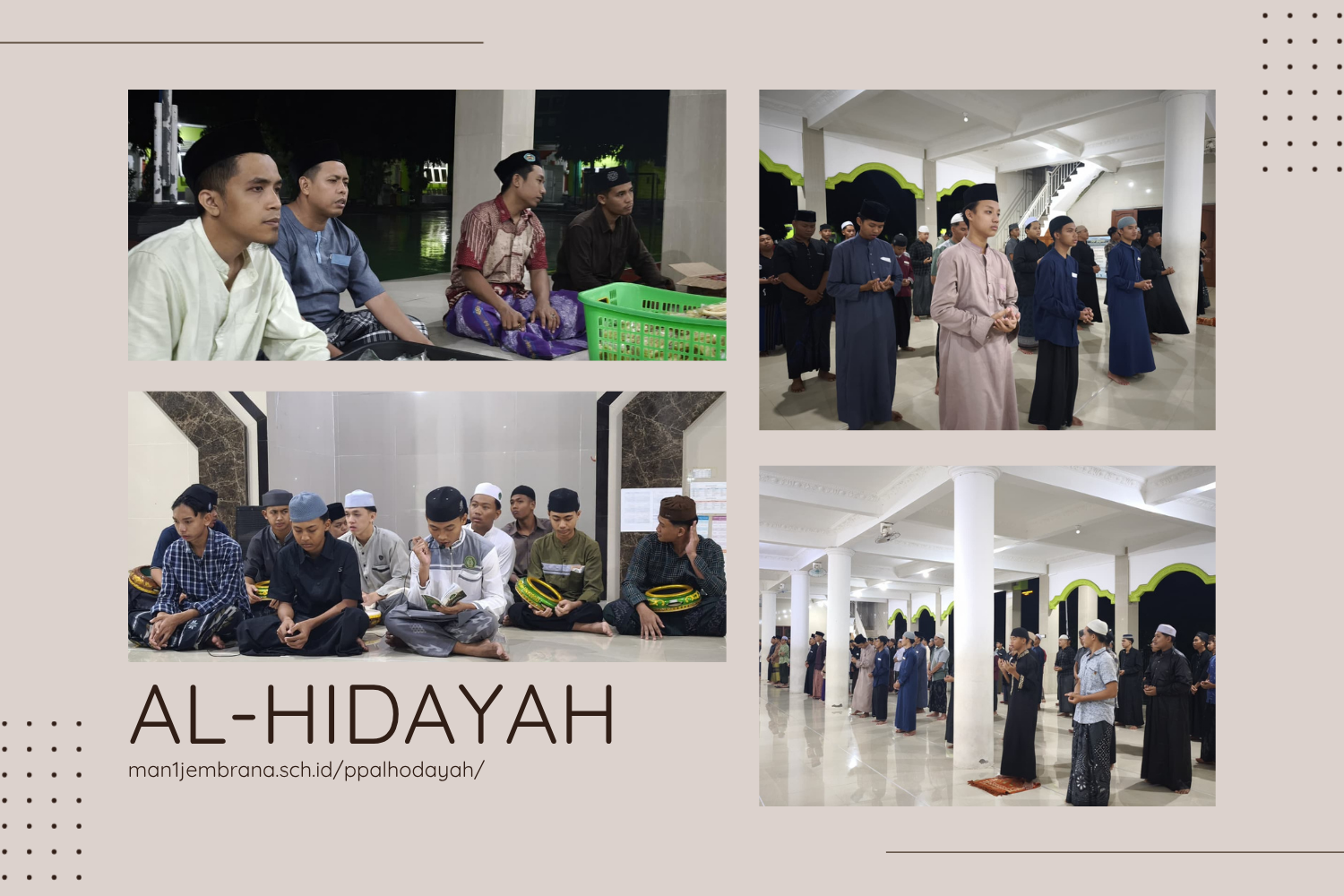 Setelah Libur Lebaran, Santri Pondok Al-Hidayah Kembali Rutinkan Pembacaan Maulid Diba'