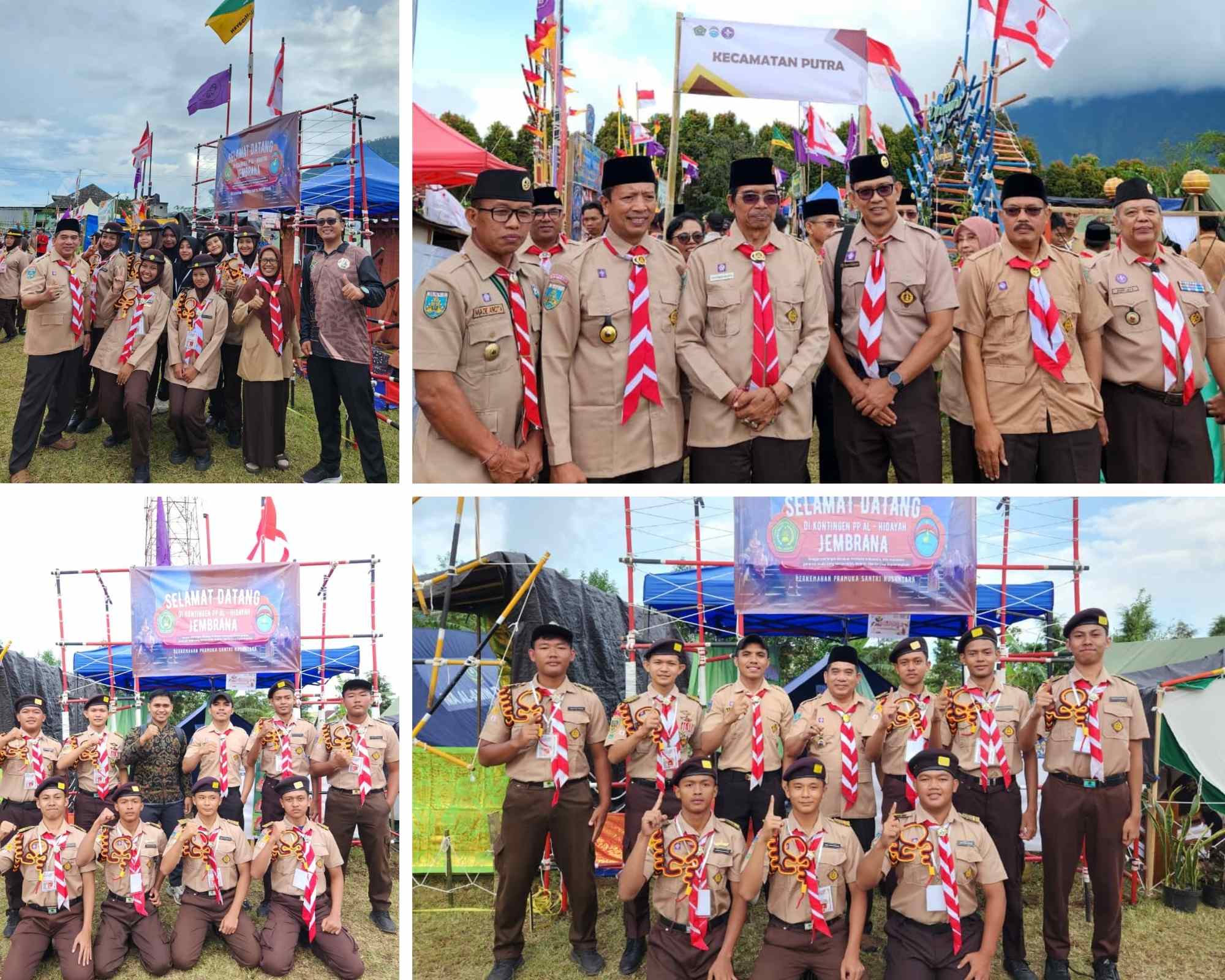 Santri Pondok Al-Hidayah Terjun di Pramuka Santri Nusantara (PPSN) Tingkat Provinsi di Bedugul.