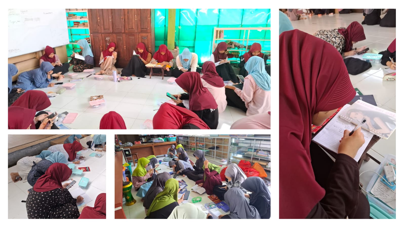 Hari Ke-3 SAT: Santri Putri Pondok Al-Hidayah Tetap Semangat Belajar di Tengah Padatnya Aktivitas