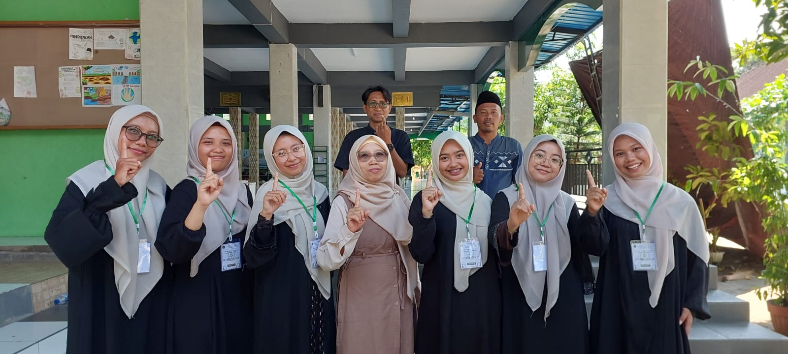 Para Santri Mengikuti Lomba MTQ tingkat Kabupaten