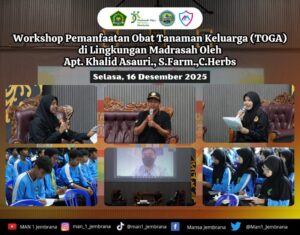 Sinergi Alumni dalam Workshop Pemanfaatan Tanaman Obat Keluarga (TOGA) untuk Mewujudkan Madrasah Berdaya dan Berintegritas di MAN 1 Jembrana