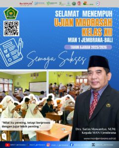 MAN 1 Jembrana Laksanakan Ujian Madrasah Tahun Ajaran 2025/2026