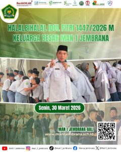 Halal Bihalal Warnai Hari Pertama Sekolah: MAN 1 Jembrana Pererat Kebersamaan