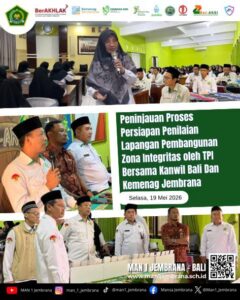 Menyatukan Komitmen Menuju WBK, MAN 1 Jembrana Matangkan Persiapan Penilaian Lapangan