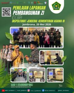 Penilaian Lapangan Pembangunan Zona Integritas Oleh Inspektorat Jenderal Kementerian Agama Republik Indonesia di MAN 1 Jembrana