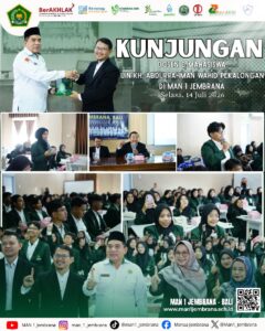 Bangun Kolaborasi Pendidikan Berkualitas, UIN K.H. Abdurrahman Wahid Pekalongan Kunjungi MAN 1 Jembrana